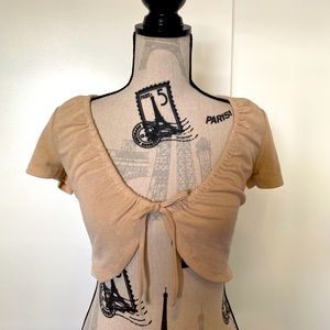 Princess Polly Cropped Tie Top